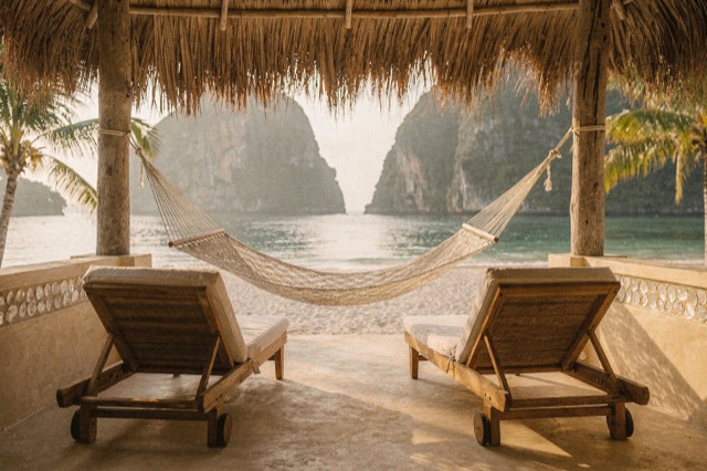 Illustrative ocean room