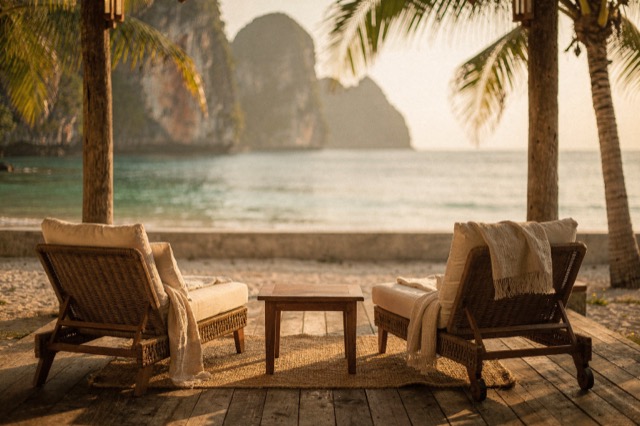 Illustrative coastal hospitality photograph